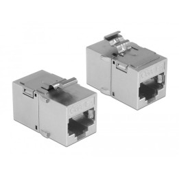 DELOCK Adpt.  RJ45 p/ RJ45 Cat6A Metall - 86408