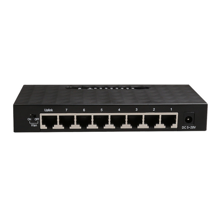 iggual GES8000 Não-gerido Gigabit Ethernet (10 100 1000) Preto