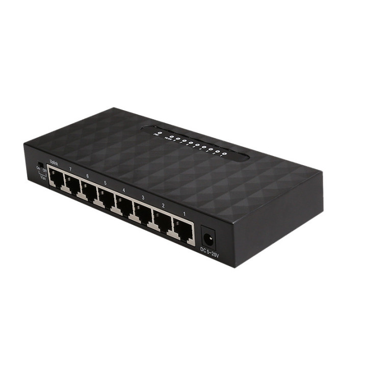 iggual GES8000 Não-gerido Gigabit Ethernet (10 100 1000) Preto
