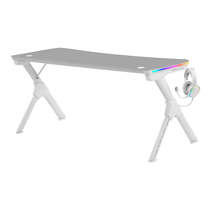 Mars Gaming MGDXLRGBW mesa de computador Branco