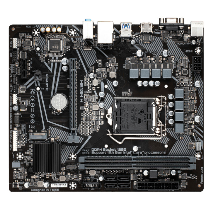 Gigabyte H510M H motherboard Intel H510 Express LGA 1200 micro ATX