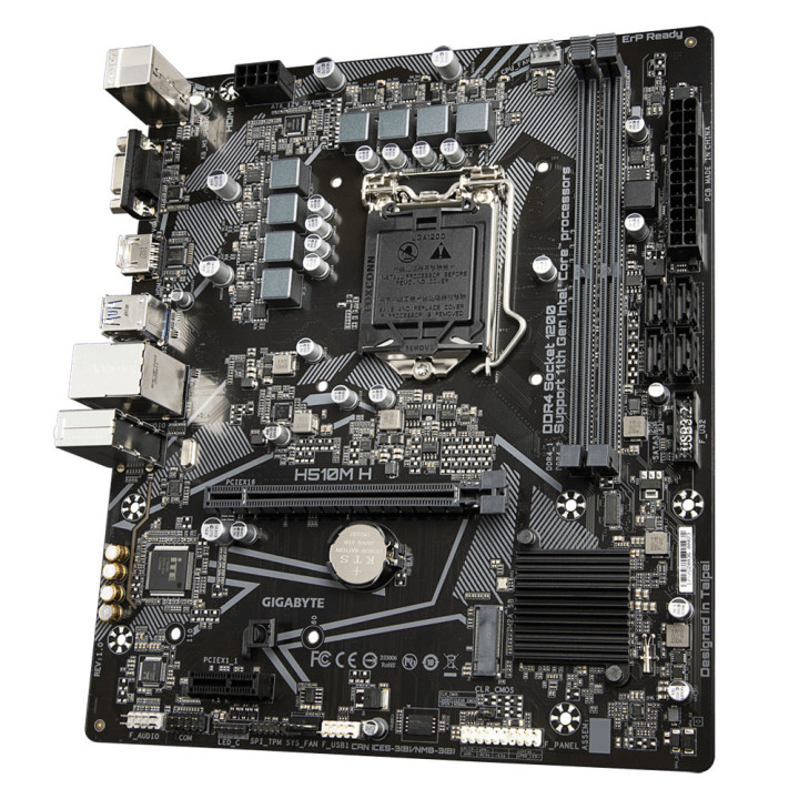 Gigabyte H510M H motherboard Intel H510 Express LGA 1200 micro ATX