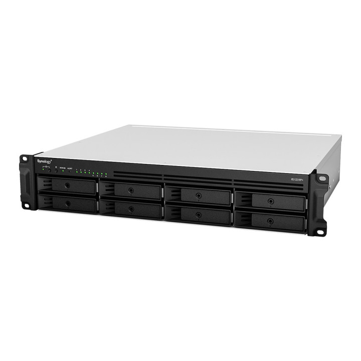 Synology RackStation RS1221RP+ servidor NAS e de armazenamento Rack (2U) Ethernet LAN Preto V1500B