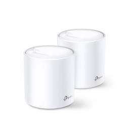 TP-LINK DECO X60(2-PACK) sistema de Wi-Fi Mesh Dual-band (2,4 GHz   5 GHz) Wi-Fi 6 (802.11ax) Branco Interno