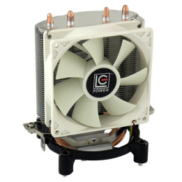 LC-Power LC-CC-95 ventoinha para PC Processador Cooler 9,2 cm Prateado, Branco