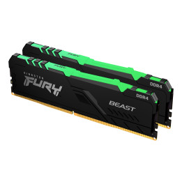 HyperX FURY Beast RGB módulo de memória 16 GB 2 x 8 GB DDR4 3200 MHz