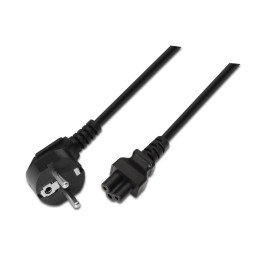 AISENS A132-0172 cabo de energia Preto 1,5 m CEE7 7 Acoplador C5