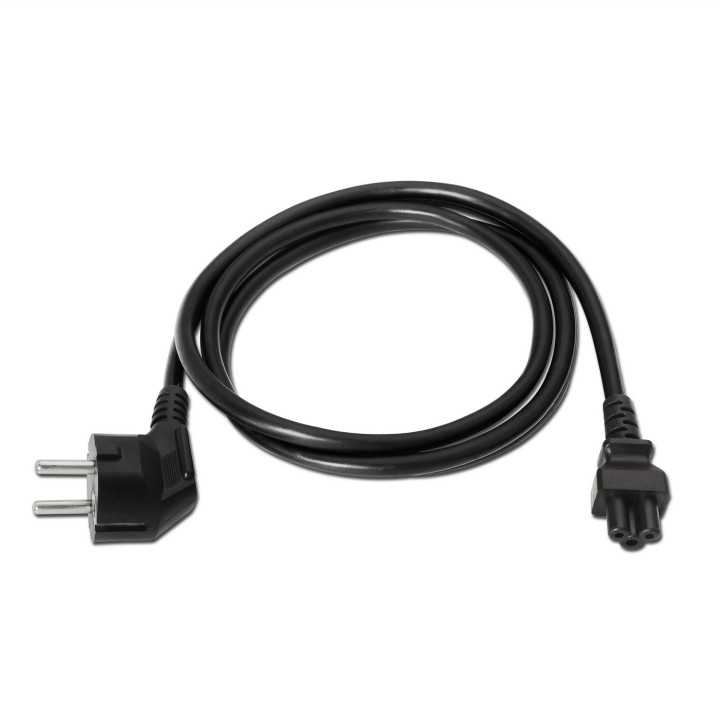 AISENS A132-0172 cabo de energia Preto 1,5 m CEE7 7 Acoplador C5