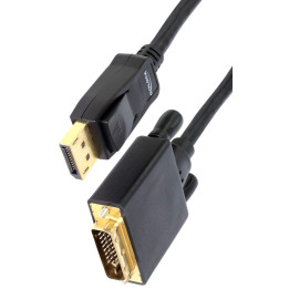 Cabo DeLOCK Displayport  DVI 24+1 St/St 2m DVI-D