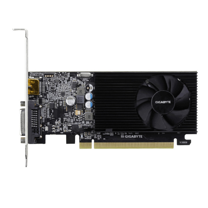 Gigabyte GV-N1030D4-2GL placa de vídeo NVIDIA GeForce GT 1030 2 GB GDDR4