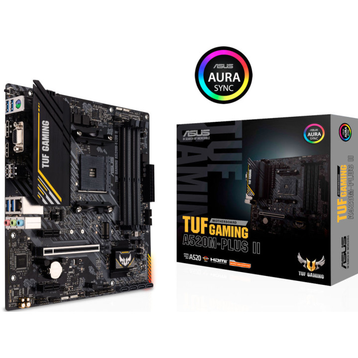 Motherboard ASUS TUF GAMING A520M-PLUS II AMD A520 Socket AM4 micro