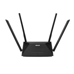 ASUS RT-AX53U router sem fios Gigabit Ethernet Dual-band (2,4 GHz   5 GHz) 3G 4G Preto
