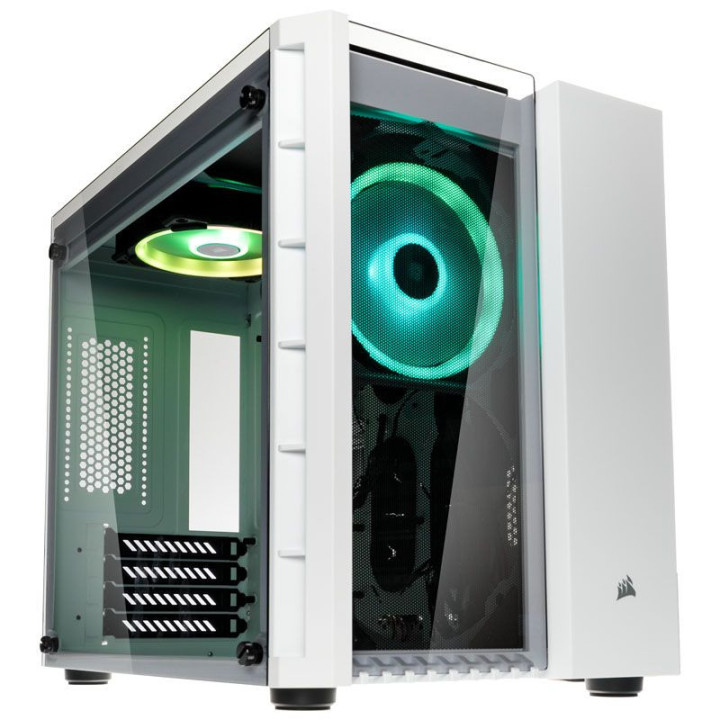 Caixa ATX Corsair Crystal 280X RGB Branco Vidro Temperado