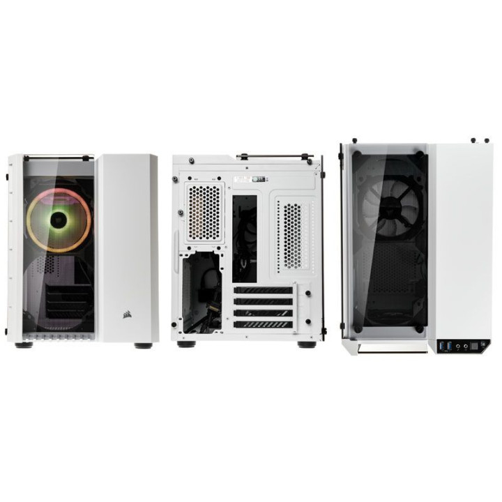 Caixa ATX Corsair Crystal 280X RGB Branco Vidro Temperado