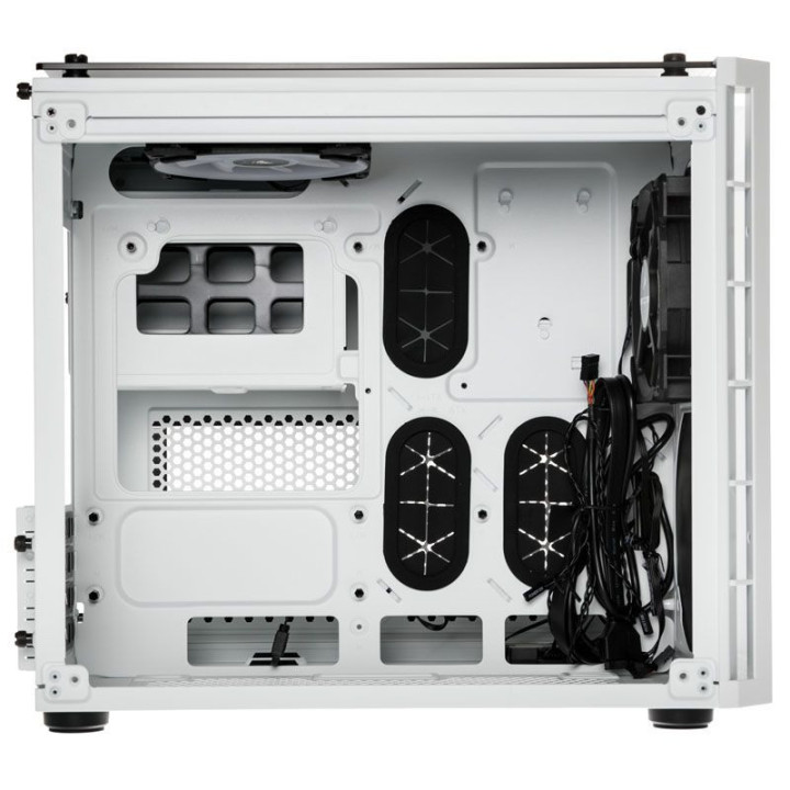 Caixa ATX Corsair Crystal 280X RGB Branco Vidro Temperado