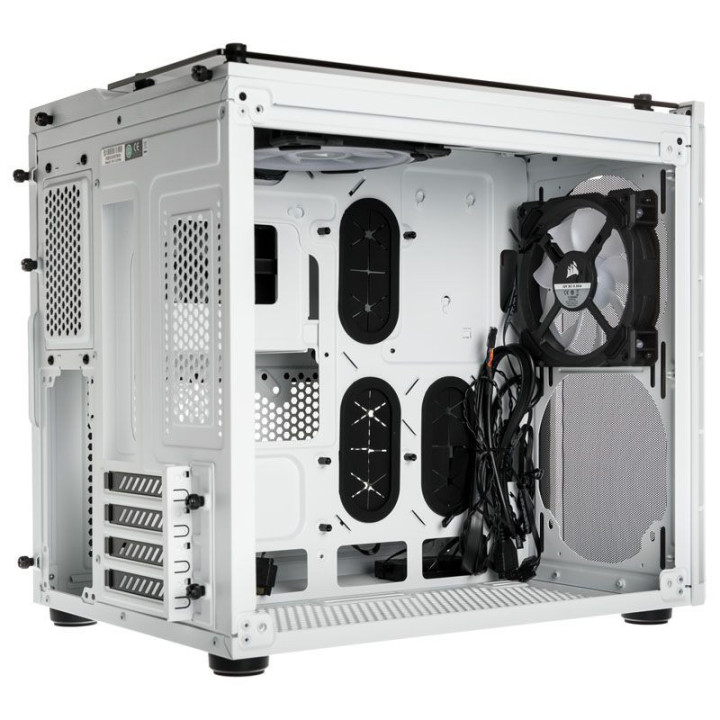 Caixa ATX Corsair Crystal 280X RGB Branco Vidro Temperado