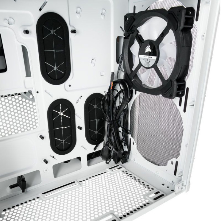 Caixa ATX Corsair Crystal 280X RGB Branco Vidro Temperado