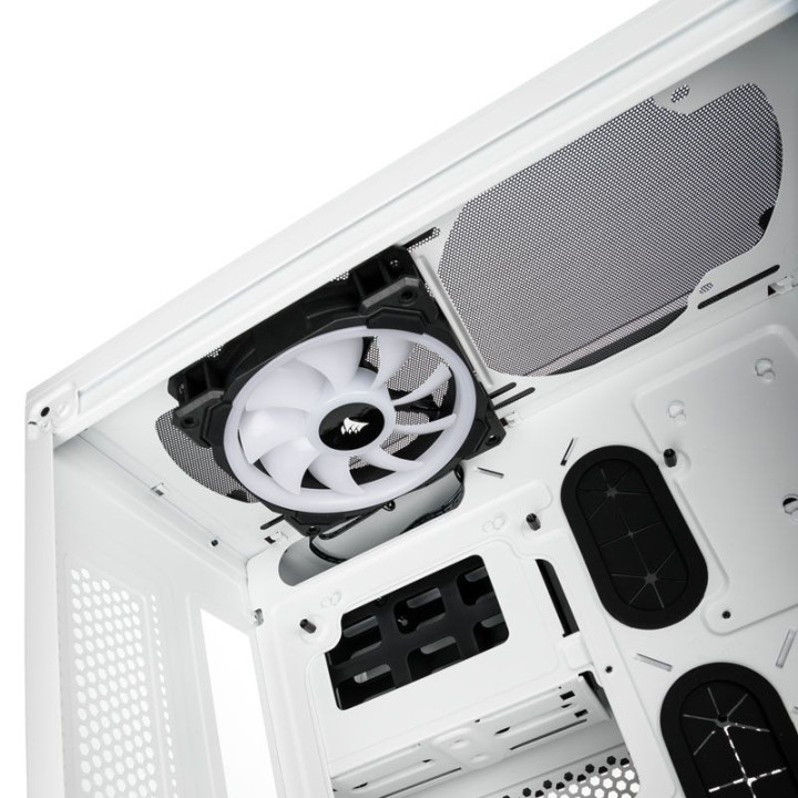 Caixa ATX Corsair Crystal 280X RGB Branco Vidro Temperado