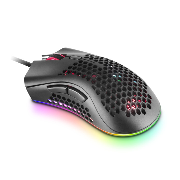 Mars Gaming MMEX rato Mão direita USB Type-A Ótico 32000 DPI