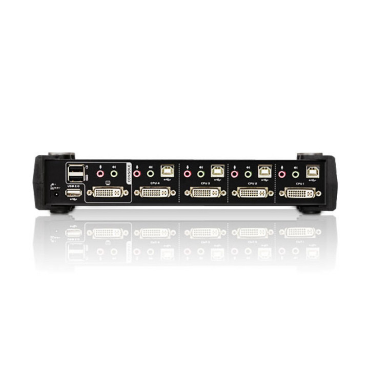 Aten Switch USB DVI Audio KVMP™ de 4 portas