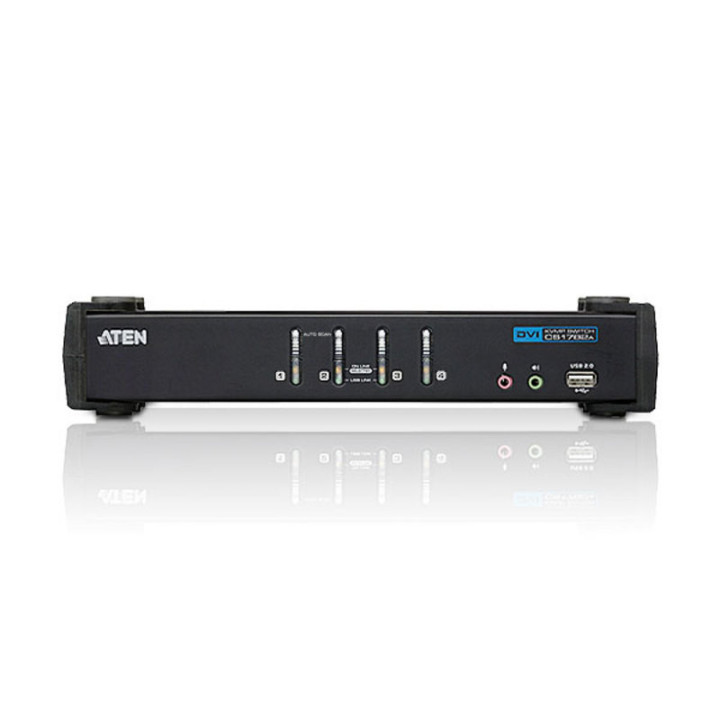 Aten Switch USB DVI Audio KVMP™ de 4 portas