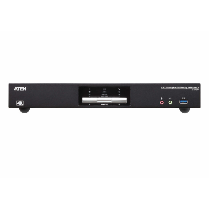 Aten Switch USB 3.0 4K DisplayPort de Ecrã Duplo KVMP™ de 2 portas