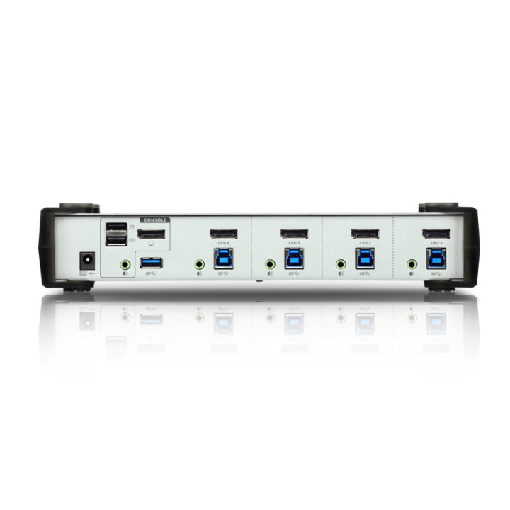 Aten Switch USB 3.0 DisplayPort KVMP™ de 4 Portas (Cabos incluídos)