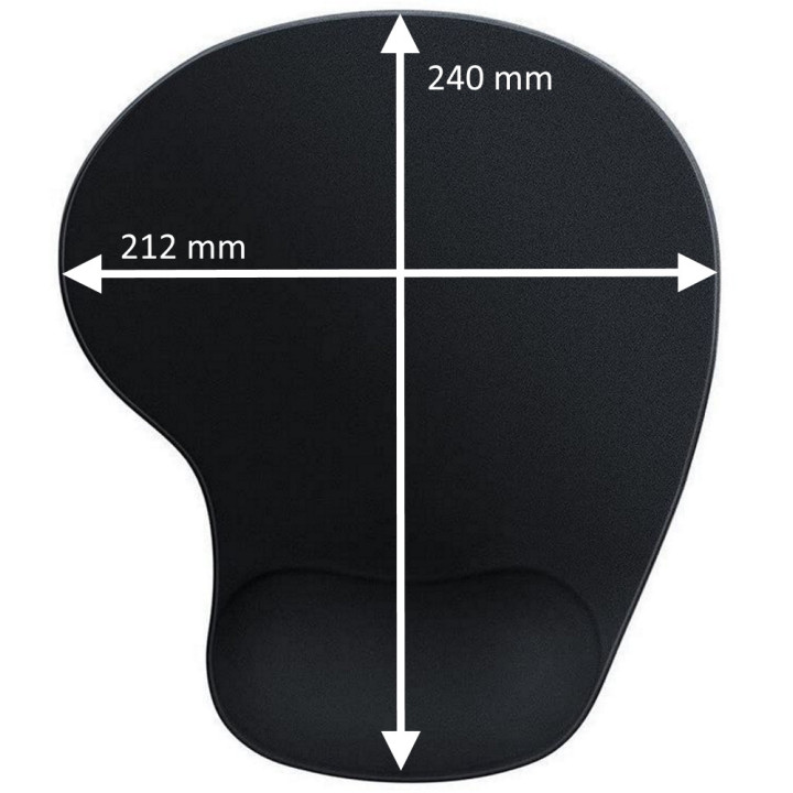 Ewent EW3181 tapete de rato Preto