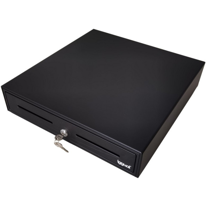 Gaveta de dinheiro iggual IRON-70 44,5cm 5+8 Preto