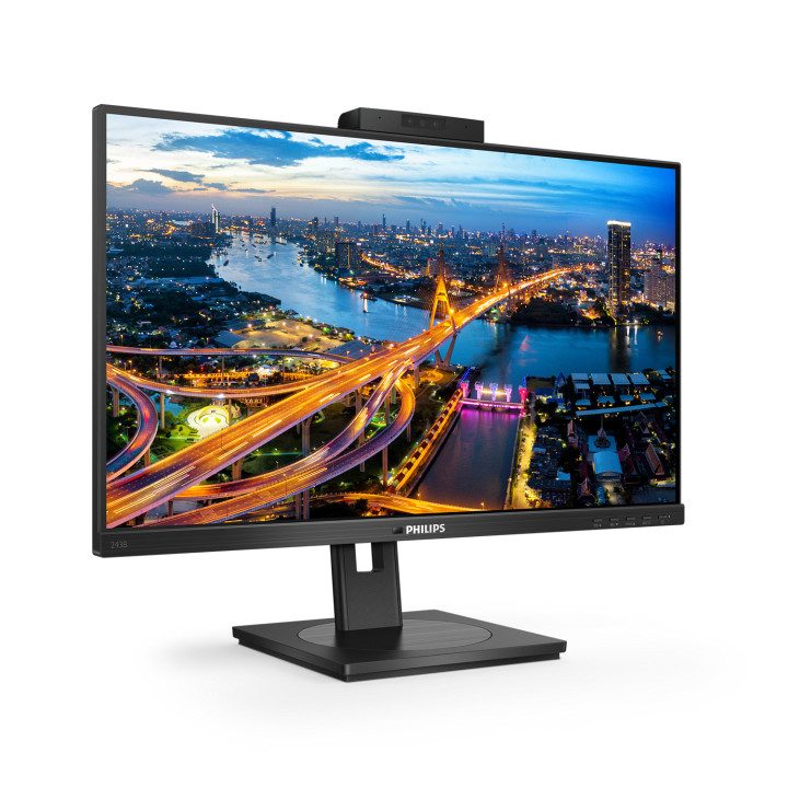 Philips B Line 243B1JH 00 monitor de ecrã 60,5 cm (23.8") 1920 x 1080 pixels Full HD LCD Preto