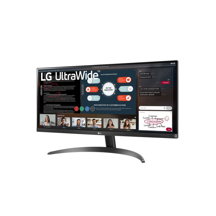 LG 29WP500-B monitor de ecrã 73,7 cm (29") 2560 x 1080 pixels UltraWide Full HD LED Preto
