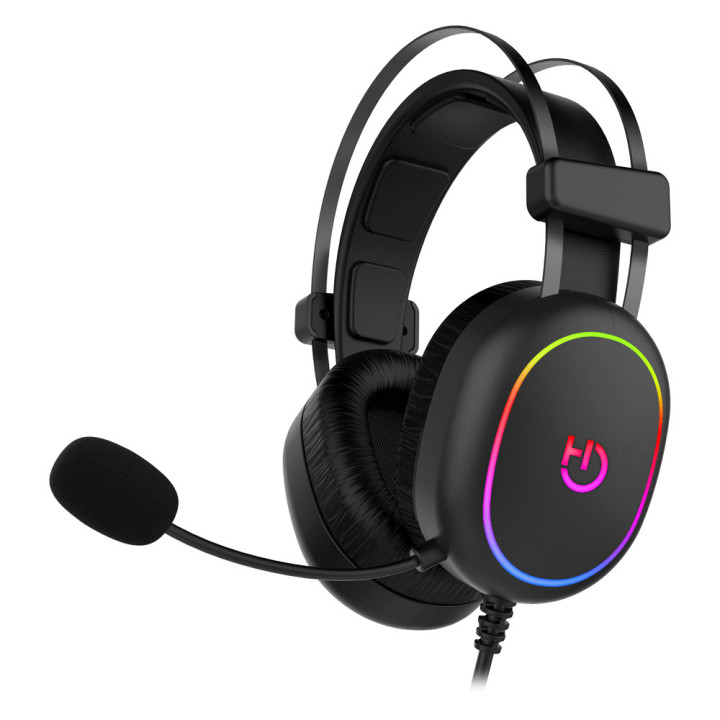 Hiditec Erys ARGB Auscultadores Fita de cabeça Conetor 3,5 mm Preto