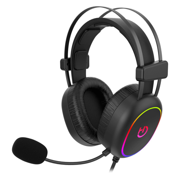 Hiditec Erys ARGB Auscultadores Fita de cabeça Conetor 3,5 mm Preto