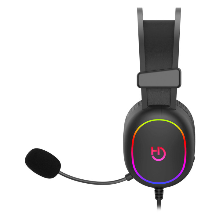 Hiditec Erys ARGB Auscultadores Fita de cabeça Conetor 3,5 mm Preto