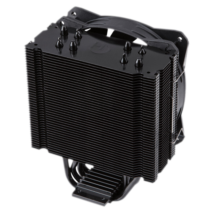 Hiditec C12 PWM Processador Cooler 12 cm Preto
