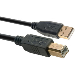 Cabo Sharkoon USB 3m USB 2.0 USB A USB B Preto