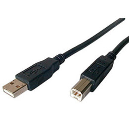 Sharkoon 4044951015245 cabo USB 0,5 m USB 2.0 USB A USB B Preto