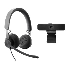 Logitech Wired Personal Video Collaboration UC Kit sistema de videoconferência 1 pessoa(s) 3 MP Sistema de videoconferência