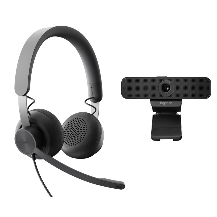 Logitech Wired Personal Video Collaboration UC Kit sistema de videoconferência 1 pessoa(s) 3 MP Sistema de videoconferência