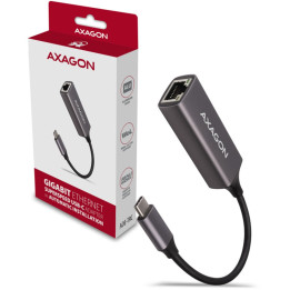 Placa de rede AXAGON ADE-TRC Gigabit Ethernet 10/100/1000 - USB 3.1 Tipo C