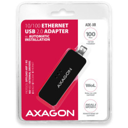 Adaptador AXAGON ADE-XR Fast Ethernet 10/100 - USB 2.0 Tipo A