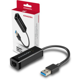 Placa de rede  AXAGON ADE-SR Gigabit Ethernet 10/100/1000 - USB 3.0 Tipo A