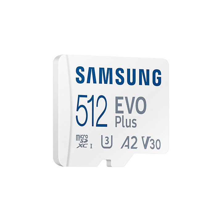 Samsung EVO Plus cartão de memória 512 GB MicroSDXC UHS-I Classe 10