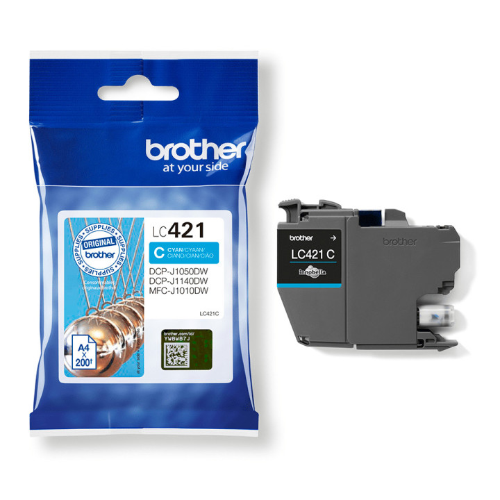 Brother LC-421C tinteiro 1 unidade(s) Original Ciano