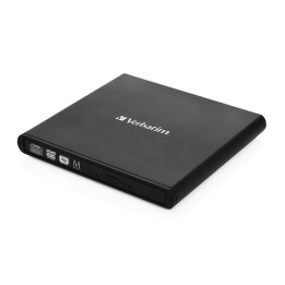 Verbatim Slimline CD DVD unidade de disco ótico DVD-RW Preto