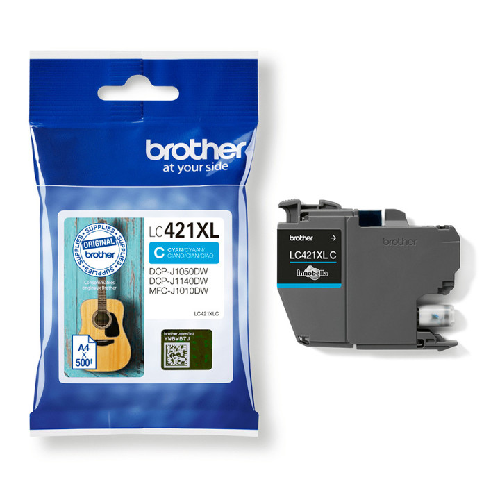 Brother LC-421XLC tinteiro 1 unidade(s) Original Rendimento alto (XL) Ciano