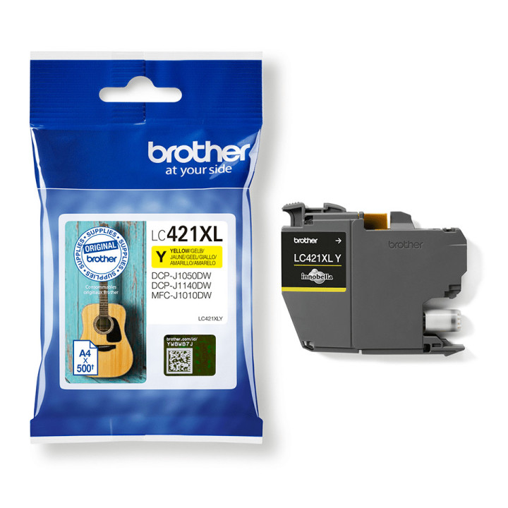 Brother LC-421XLY tinteiro 1 unidade(s) Original Rendimento alto (XL) Amarelo