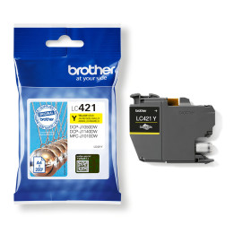 Brother LC-421Y tinteiro 1 unidade(s) Original Amarelo