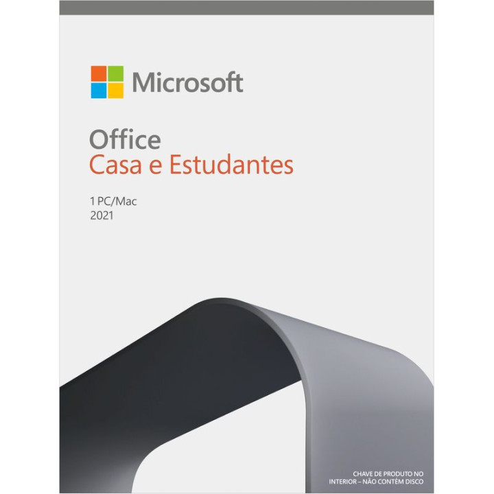 Microsoft Office Casa e Estudante 2021 (1 user)