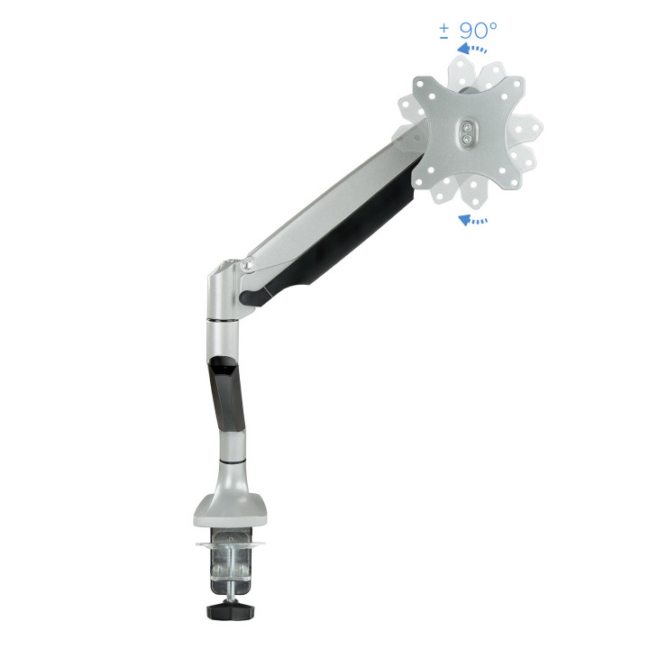 TooQ DB3032TNR-S montagem e suporte para monitores 81,3 cm (32") Fixação Aparafusar Prateado